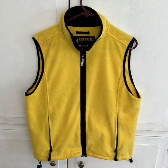 Yellow Fleece EBTEK Vest - Picture 1 of 6